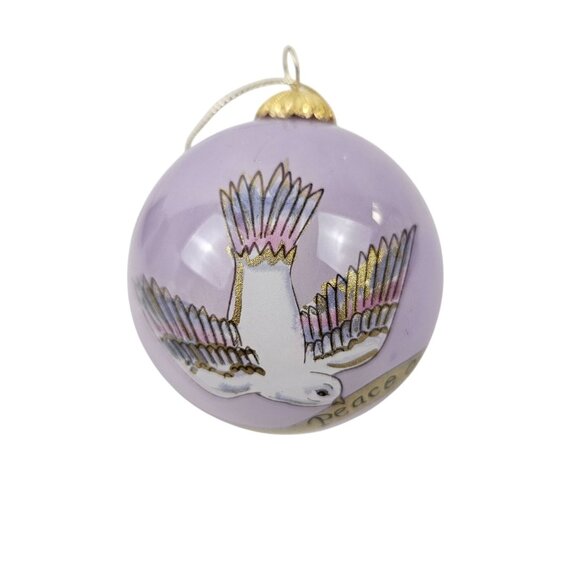 Pier 1 One Imports Ornament Traditional Doves Glass Vintage Christmas Boxed - Picture 3 of 10